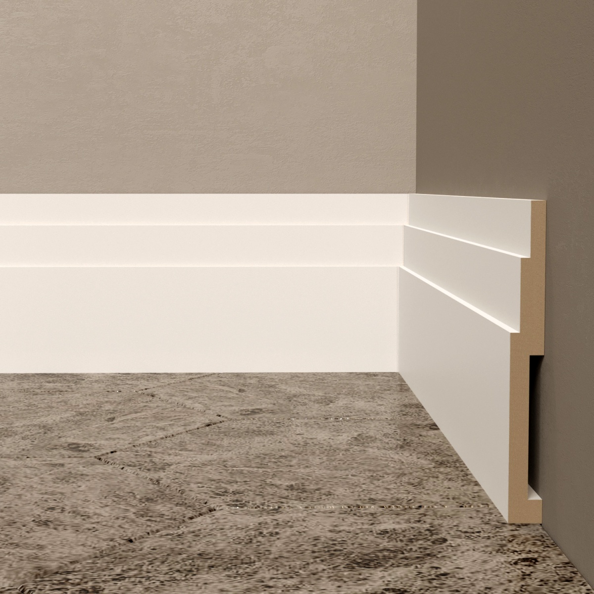 Плинтус под покраску Ultrawood Base 2021 i 2000х200х21 мм